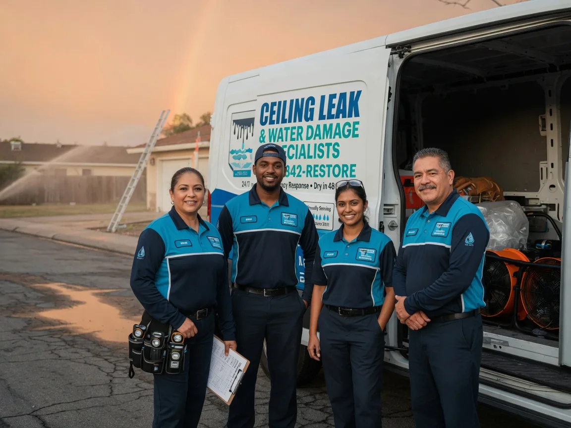 Ceiling Leak Cleanup company in Cecil, PA